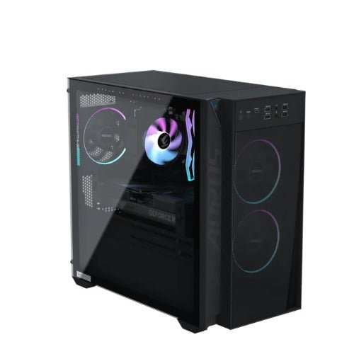 Gigabyte AORUS PRIME 3 AP351 Gaming Desktop PC, Ryzen 5 9500F, RTX 5060 Ti 8GB, 16GB DDR5, 1TB Gen4 SSD, B850, Wi-Fi 7, 2.5GbE LAN, 650W Gold PSU - Leader Electronics