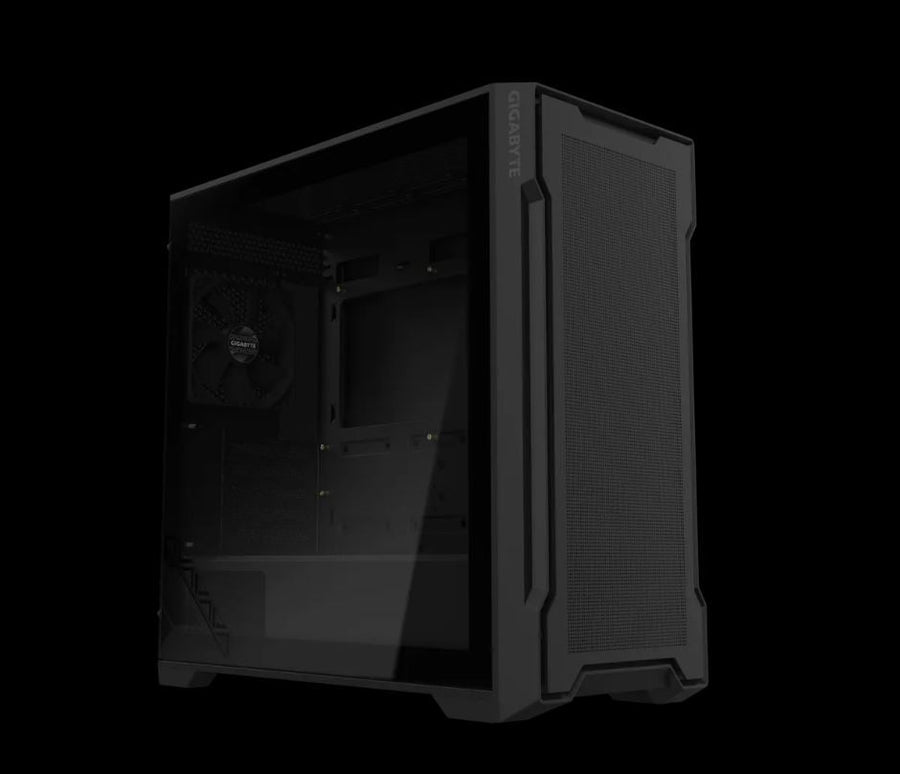 Gigabyte C102 GLASS BlackMid Tower case, Mini ITX / Micro ATX, 5x Expansion slots, 2x 3.5' Drive Support, 3x 2.5' Drive Support, 2x USB 3.0, 120mm Fan - Leader Electronics