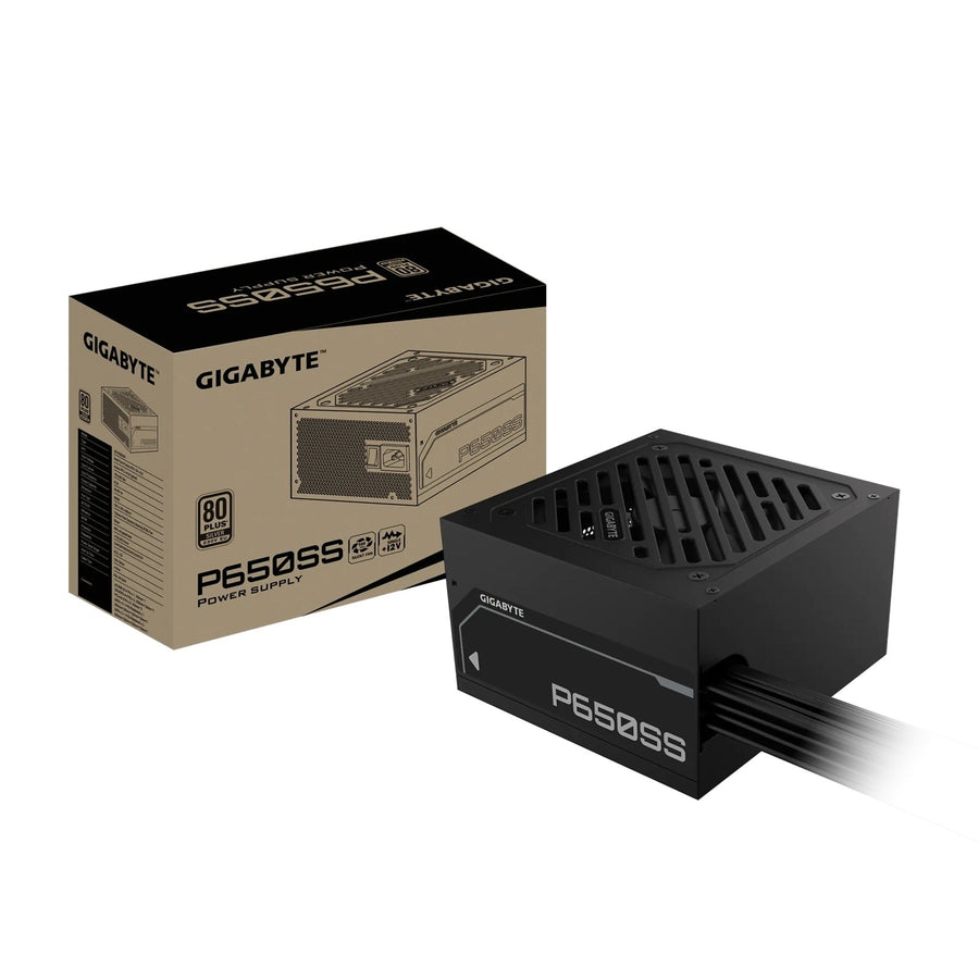Gigabyte GP-P650SS 650W ATX PSU Power Supply 80+ Silver 120mm 12V >100K Hrs 50-60 Hz 650W 120mm Fan - Leader Electronics