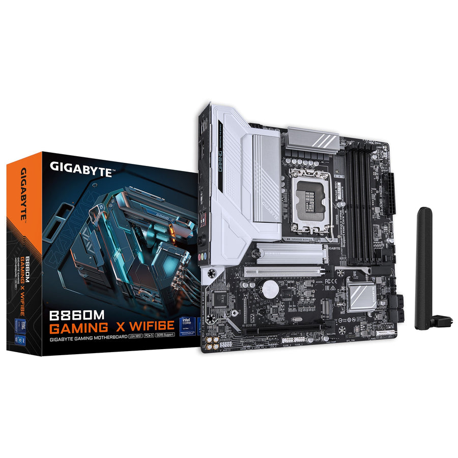 Gigabyte M/B B860M GAMING X WIFI6E 1.0, Intel ® B860, 4 x DDR5 up to 256 GB, 1x HDMI, 2 x PCI Express x16, 2 x M.2, 4 x SATA, 6x USB 3.2 - Leader Electronics