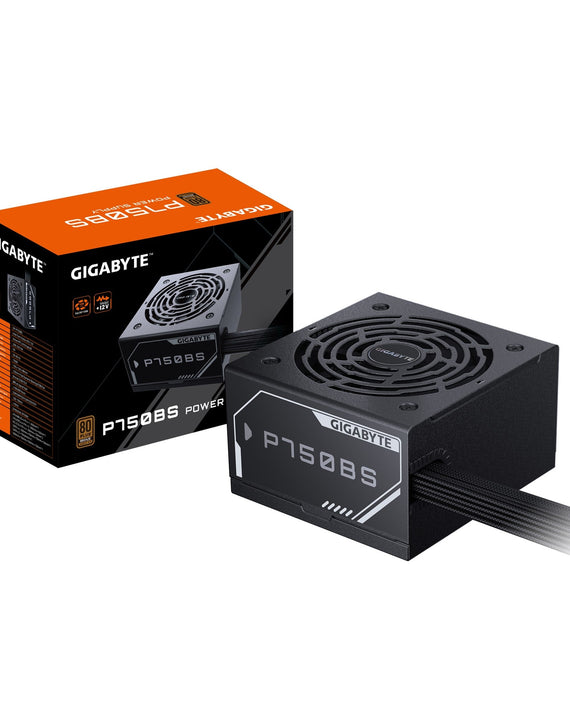Gigabyte P750BS Power Supply, 750W, ATX12V, 80 PLUS Bronze Fan, Type 120mm Fluid Dynamic Bearing fan - Leader Electronics
