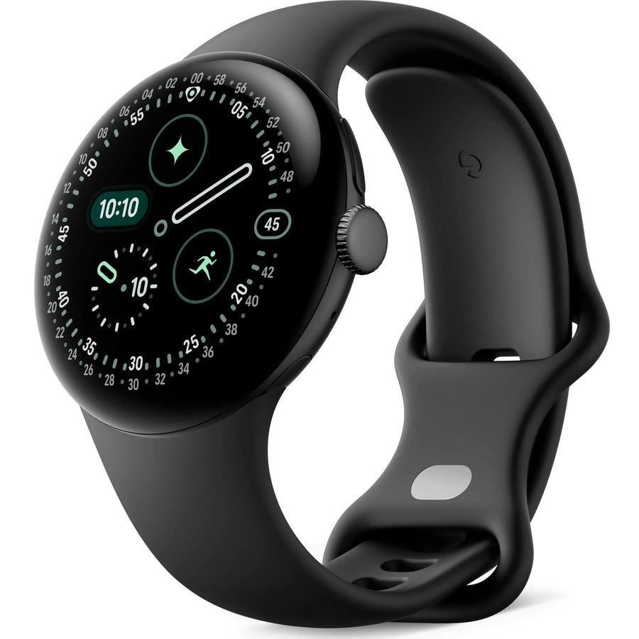 Google Pixel Watch 4 Wi-Fi (41mm) - Matte Black with Obsidian Active Band(GA09958-US) *AU STOCK*, AMOLED, 2GB/32GB, NFC, 325mAh, 2 Years Warranty - Leader Electronics