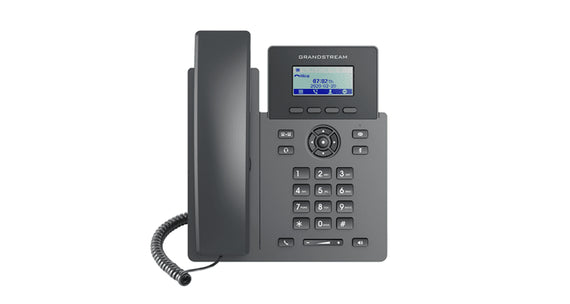 Grandstream GRP2601 Carrier Grade 2 Line IP Phone, 2 SIP Accounts, 2.2' LCD, 132x48 Screen, HD Audio, PSU Included, 5 way Conference, 1Yr Wty - Leader Electronics
