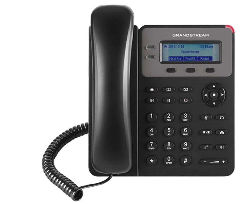 Grandstream GXP1610P 1 Line IP Phone, 1 SIP Account 2 Call Appearances, 3-Way Voice Conferencing, 132x48 2.95’’ LCD screen - Leader Electronics