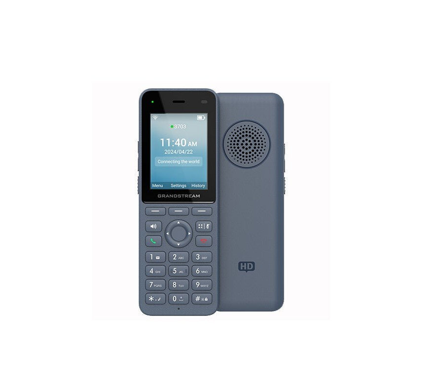 Grandstream WP826 Cordless Wi-Fi IP Phone with Integrated Dual-Band Wi-Fi, 12-Hour Talk Time, 3 SIP Accounts, 3 Lines, HD Voice, Bluetooth - Leader Electronics