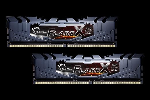 G.SKILL F4-3200C16D-16GFX 16GB (2 x 8GB)/ PC4-25600 / DDR4 3200 Mhz/ Timings 16-18-18-38/ Voltage 1.35V/ Flare X - Leader Electronics
