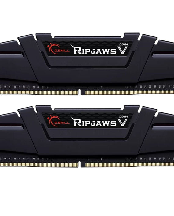 G.SKILL F4-3600C18D-16GVK 16GB (2 x 8GB)/ PC4-28800 / DDR4 3600 Mhz/ Timings 18-22-22-42/ Voltage 1.35V/ Ripjaws V - Leader Electronics