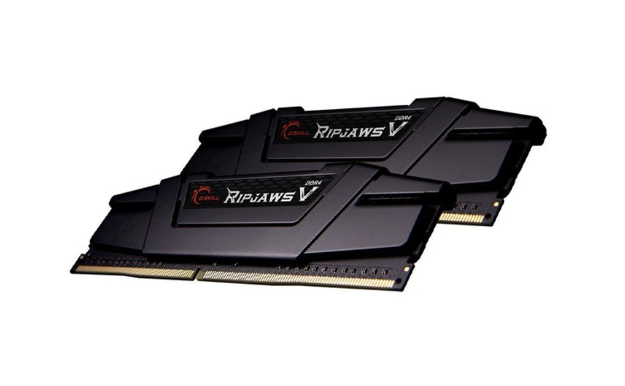 G.SKILL F4-3600C18D-32GVK 32GB (2 x 16GB)/ PC4-28800 / DDR4 3600 Mhz/ Timings 18-22-22-42/ Voltage 1.35V/ Ripjaws V - Leader Electronics