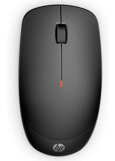 HP 235 Slim USB Optical Wireless Mouse - 2.4GHz 1600DPI 3 Buttons Red Optical Tracking Comfortable Sleek Durable USB Dongle 18 mths battery life - Leader Electronics