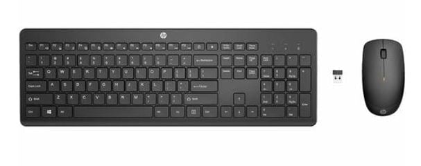 HP 235 USB Wireless Keyboard & Mouse Combo Reduced-sized & Low-Profile Quiet Keys Easy Cleaning Plug & Play for Notebook Desktop PC MAC ~1Y4D0AA - Leader Electronics
