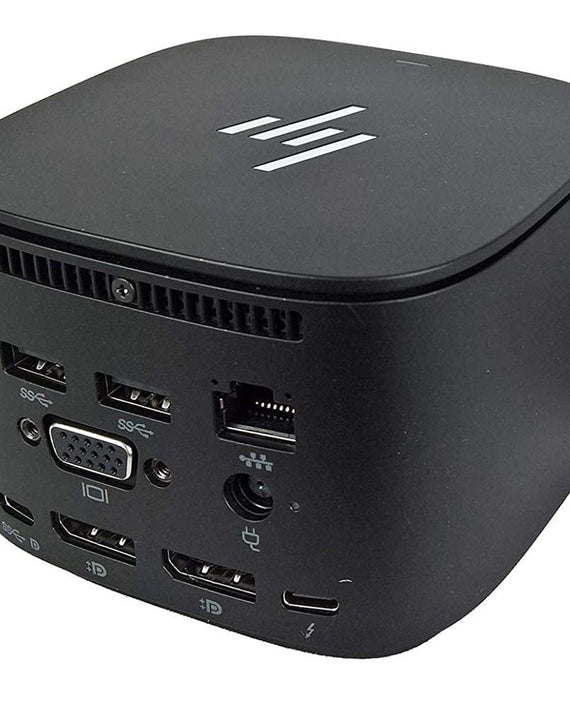 HP Dock G4 Thunderbolt 4 Docking Station - 120W Power Delivery 4xDisplays 2xDP 1xHDMI 3xUSB-A 2xUSB-C 1xTB4 2.5GbE RJ45 for HP Notebook PC - Leader Electronics