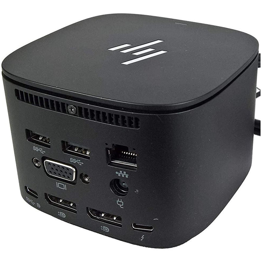 HP Dock G4 Thunderbolt 4 Docking Station - 120W Power Delivery 4xDisplays 2xDP 1xHDMI 3xUSB-A 2xUSB-C 1xTB4 2.5GbE RJ45 for HP Notebook PC - Leader Electronics