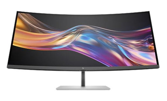 HP Series 7 Pro 738PU 38' Curved 4K WQHD Thunderbolt IPS Monitor 3840x1600 21:9 5ms Height Adjust Tilt Swivel Pivot HDMI DP USB-C VESA 3yrs - Leader Electronics