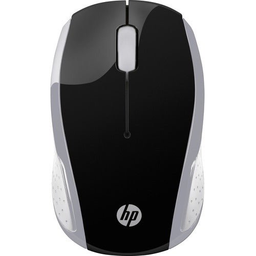 HP Wireless Mouse 200 2.4GHz 3 Bottons USB Wireless 2xAAA 1000 dpi Up to 12M Battery Life Dongle all-day comfort design Black/Silver - Leader Electronics
