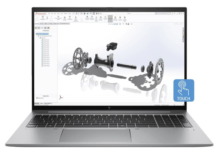 HP ZBook FireFly G11 16' WUXGA TOUCH Intel AI U5-125H 16GB DDR5 512GB SSD WIN 11 PRO Arc Graphics Thunderbolt Fingerprint 3yrs OS 1.6kg Workstation - Leader Electronics