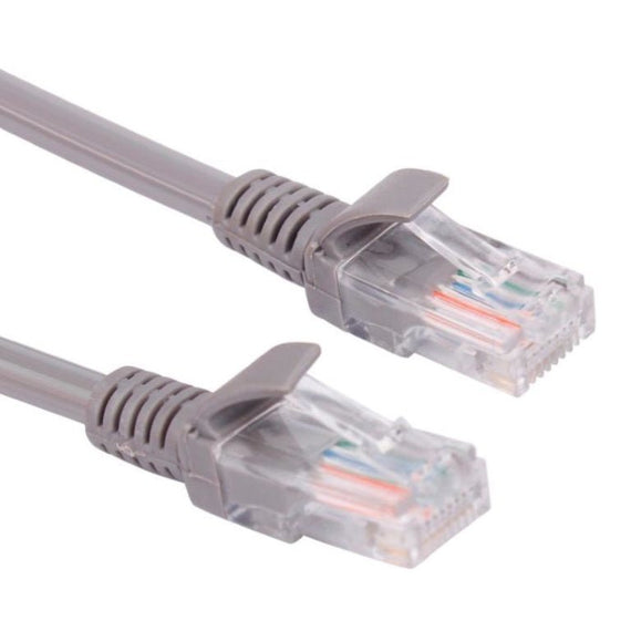 Hypertec 0.5m CAT5 RJ45 LAN Ethenet Network Grey Patch Lead (LS) - Leader Electronics