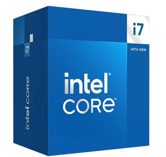 Intel i7 14700 CPU 4.2GHz (5.4GHz Turbo) 14th Gen LGA1700 20-Cores 28-Threads 61MB 65W UHD Graphics 770 Retail Raptor Lake with Fan - Leader Electronics