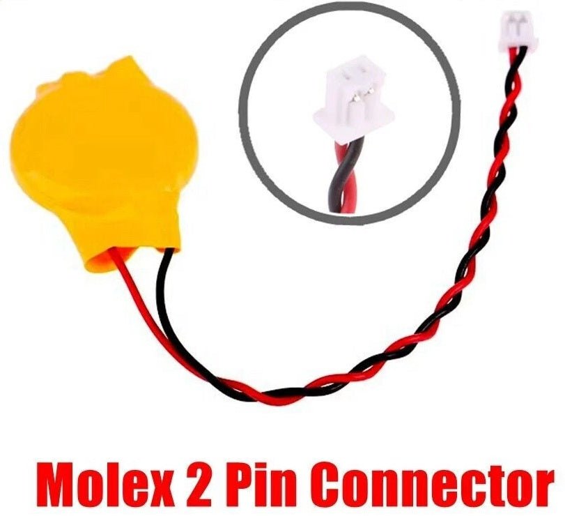 Internal CMOS Battery CR2032 Molex 2 pin - Leader Electronics