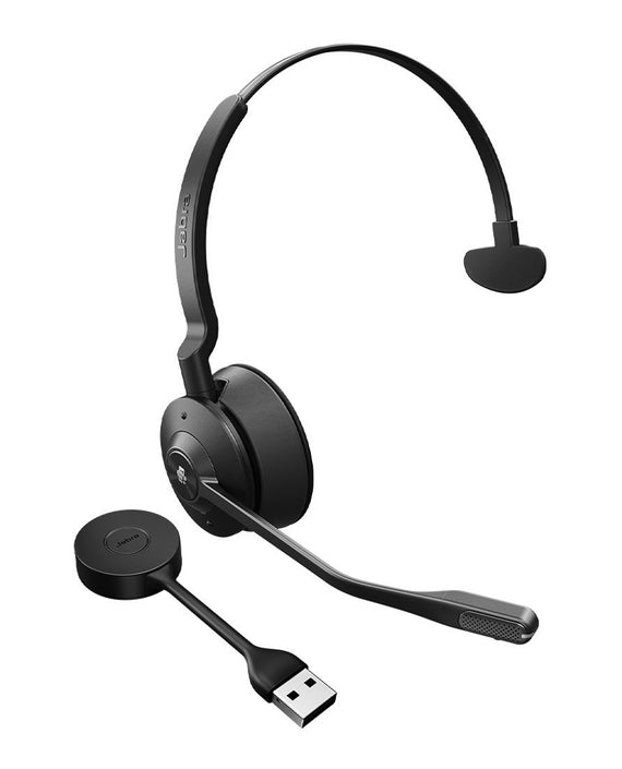 Jabra Engage 55 SE, Mono, Link400a, MS DECT Headset, 150m Wireless Range, Noise Cancelling, Flexible, Portable, Durable, Lightweight, Busylight - Leader Electronics