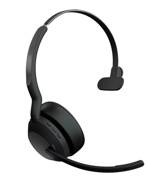 Jabra Evolve2 55, USB A, UC, Mono, Active Noise Cancellation (ANC), Link 380 Bluetooth® Adapter ,30m Wireless Range, 18 Hours Battery Life - Leader Electronics