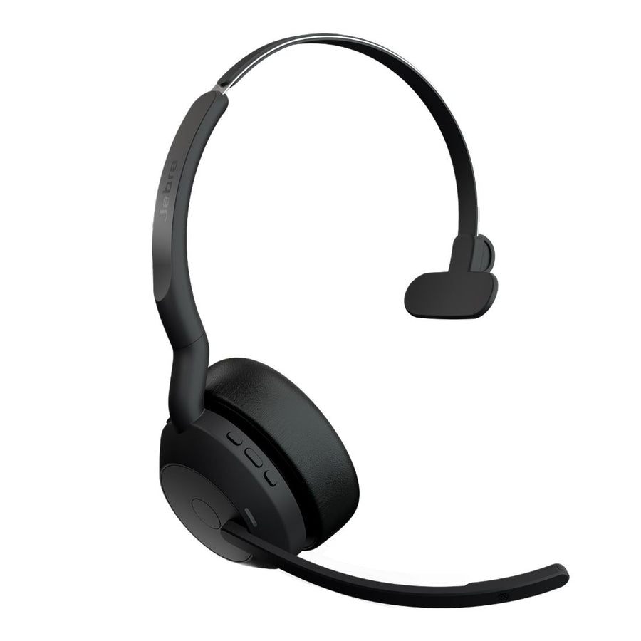 Jabra Evolve2 55, USB A, UC, Mono, Active Noise Cancellation (ANC), Link 380 Bluetooth® Adapter ,30m Wireless Range, 18 Hours Battery Life - Leader Electronics