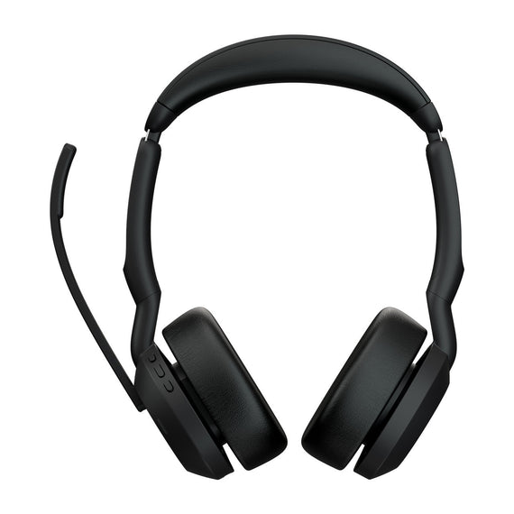 Jabra Evolve2 55, USB C, Stereo, UC, Active Noise Cancellation (ANC), Link 380 Bluetooth® Adapter ,30m Wireless Range, 18 Hours Battery Life - Leader Electronics