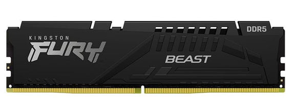 Kingston 16GB (1x16GB) DDR5 5600MT/s CL36 FURY Beast Black EXPO Memory - Leader Electronics