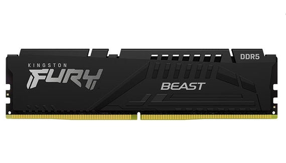Kingston 16GB (1x16GB) DDR5 6000MT/s CL36 FURY Beast Black EXPO Memory - Leader Electronics
