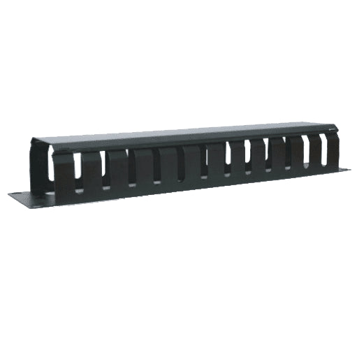 LDR 1U 19' Cable Management Rail 24 Slot Shallow (Plastic) - 1U - Leader Electronics