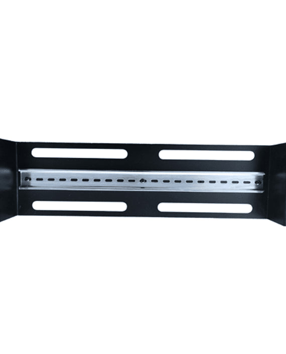 LDR Rackmount Din Rail, Black Metal Construction, 35mm International Din Rail - Leader Electronics