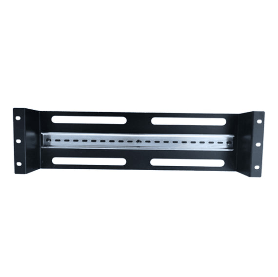 LDR Rackmount Din Rail, Black Metal Construction, 35mm International Din Rail - Leader Electronics