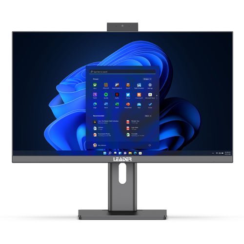 Leader Visionary AIO, 23.8' FHD, Intel i5-13420H, 16GB DDR4, 1TB NVMe SSD, Wi-Fi 6, 2M Camera, VESA, 1 Year Warranty, Windows 11 PRO, Keyboard & Mous - Leader Electronics