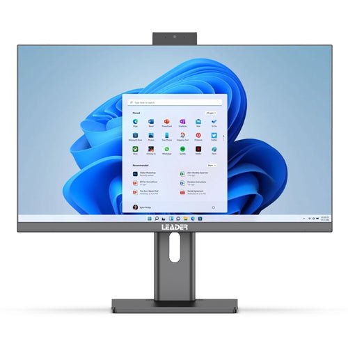 Leader Visionary AIO, 27' FHD, Intel i7-13620H, 16GB DDR4, 1TB NVMe SSD, Wi-Fi 6, 2M Camera, VESA, 1 Year Warranty, Windows 11 Home, Keyboard & Mous - Leader Electronics