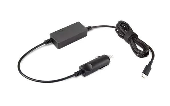 LENOVO 65W USB-C DC Travel Adapter Laptop Car Charger 1.8m Cable 140g Lightweight for Lenovo ThinkPad ThinkBook Notebook Tablet Mobile & USB-C Devices - Leader Electronics