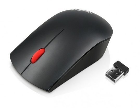 LENOVO Essentials Compact Wireless Mouse - 2.4 GHz Wireless via Nano USB, 1000 DPI, Optical sensor, Supported PC with USB port, 1 Year Warranty - Leader Electronics