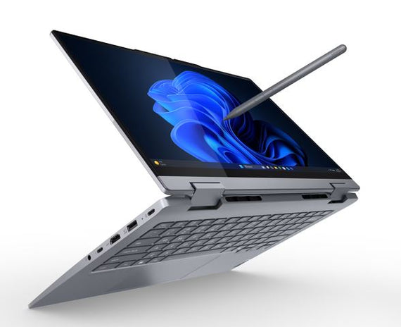 LENOVO ThinkBook 14 Yoga G5 14' WUXGA TOUCH Intel U7-255U 32GB DDR5 512GB SSD Windows 11 PRO Intel Graphics Thunderbolt Fingerprint 1YR OS 1.6kg ~i5 - Leader Electronics