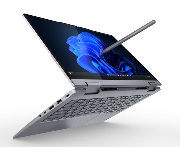 LENOVO ThinkBook 14 Yoga G5 14' WUXGA TOUCH Intel U7-255U 32GB DDR5 512GB SSD Windows 11 PRO Intel Graphics Thunderbolt Fingerprint 1YR OS 1.6kg ~i5 - Leader Electronics