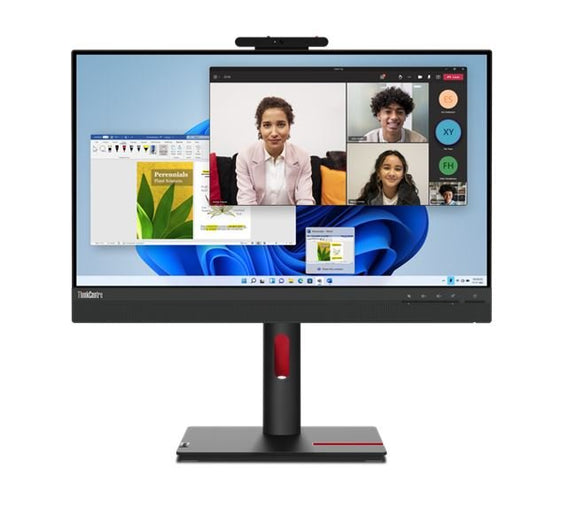 LENOVO ThinkCentre Tiny-in-One 23.8'/24' FHD TOUCH 60Hz 1920x1080 16:9 4ms Height Adjust Tilt Swivel Pivot Webcam Mic HDMI DP IPS USB3.2 Anti-glare - Leader Electronics