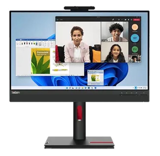 LENOVO ThinkCentre Tiny-in-One G5 23.8'/24' FHD 60Hz 1920x1080 16:9 4ms Height Adjust Tilt Swivel Pivot HDMI DP IPS USB3.2 Anti-glare Webcam Mic - Leader Electronics