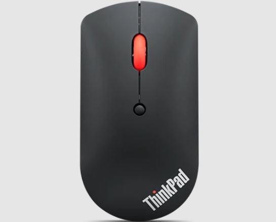 LENOVO ThinkPad Bluetooth Silent Mouse - Dual-Host Bluetooth 5.0 to Switch Between 2 Devices,DPI Adjustment: 2400, 1600, 800, 1YR Battery Life - Leader Electronics