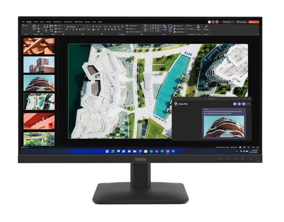 LENOVO ThinkVision S27-4E 27' FHD IPS Monitor 1920x1080 16:9 4ms 100Hz 300 cd/m² Anti-glare Tilt VGA HDMI VESA 3yr WTY Black - Leader Electronics