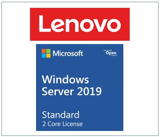 LENOVO Windows Server 2019 Standard Additional License (2 core) (No Media/Key) (Reseller POS Only) ST50 / ST250 / SR250 / ST550 / SR530 / SR550 / SR65 - Leader Electronics