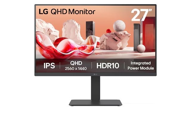 LG 27' 27U710B-B, IPS QHD 2560x1440, HDR10, 75Hz, 5ms, sRGB 99%, HDMI x2, DP 1.4, 5Wx2 speakers - Leader Electronics