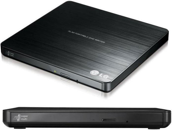 LG GP60NB50 8x Ultra Slim Portable External USB DVD Drive Burner - M Disc Silent Play Jamless Play (LS) > Verbatim 98938 External Slimline - Leader Electronics