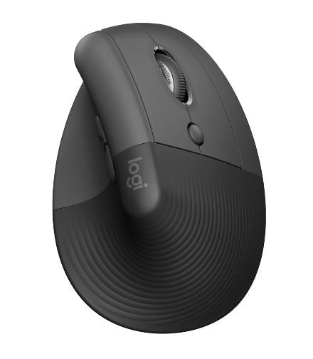 Logitech ERGO LIFT Graphite wireless mouse 1000 DPI Logi Bolt USB receiver 1-Year Limited Hardware Warranty - Leader Electronics