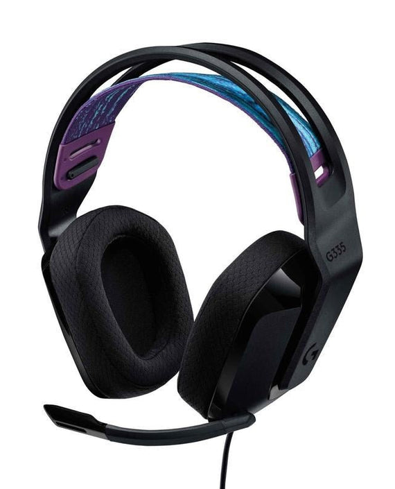 Logitech G335 Wired GAMING HEADSET Black - Leader Electronics
