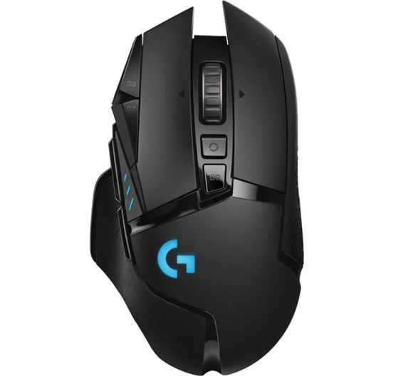 Logitech G502 Lightspeed USB Wireless Gaming Mouse 1ms 16000 DPI Mechanical Button Shifting POWERPLAY RGB Lighting 114g 16g weight - Leader Electronics