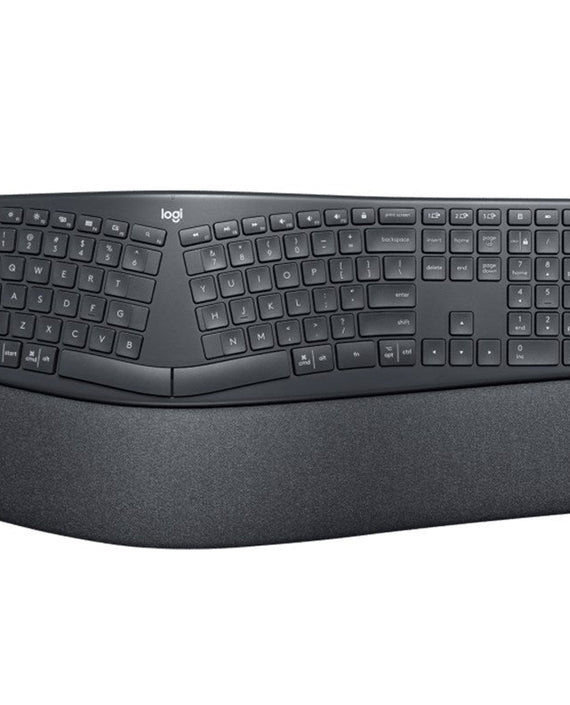 Logitech K860 ERGO Split Wireless Keyboard - Curved Ergonomic Split Keyboard, Bluetooth/2.4GHz USB - Leader Electronics