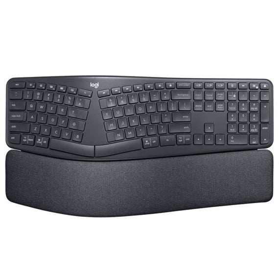 Logitech K860 ERGO Split Wireless Keyboard - Curved Ergonomic Split Keyboard, Bluetooth/2.4GHz USB - Leader Electronics