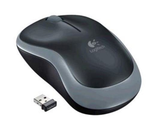 Logitech M185 Wireless Mouse Nano Receiver Grey 1-year battery life Logitech Advanced 2.4 GHz wireless connectivity - Leader Electronics
